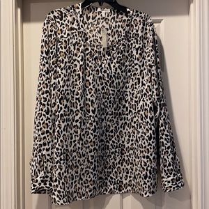 Leopard Print Blouse